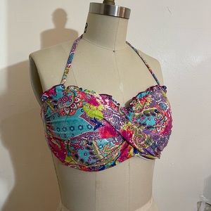 PAISLEY PRINT XL BIKINI TOP